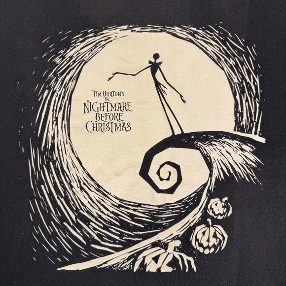 Rare Tim Burton's Nightmare Before Christmas Jack Skellington Giant Tag VTG - XL - Picture 2 of 7